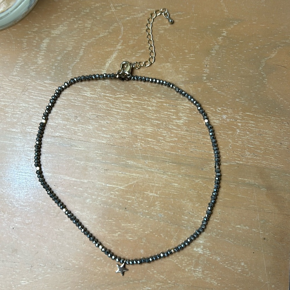 Silver star necklace